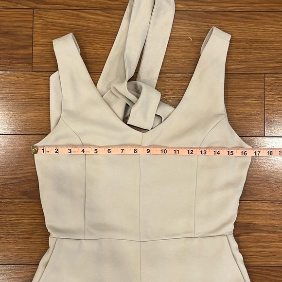 Mod Ref Tie Up Open Convertible Back Short Romper - Picture 14 of 16